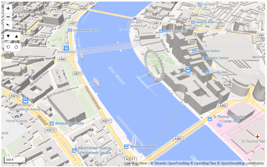 Extruded Buildings in Central London
