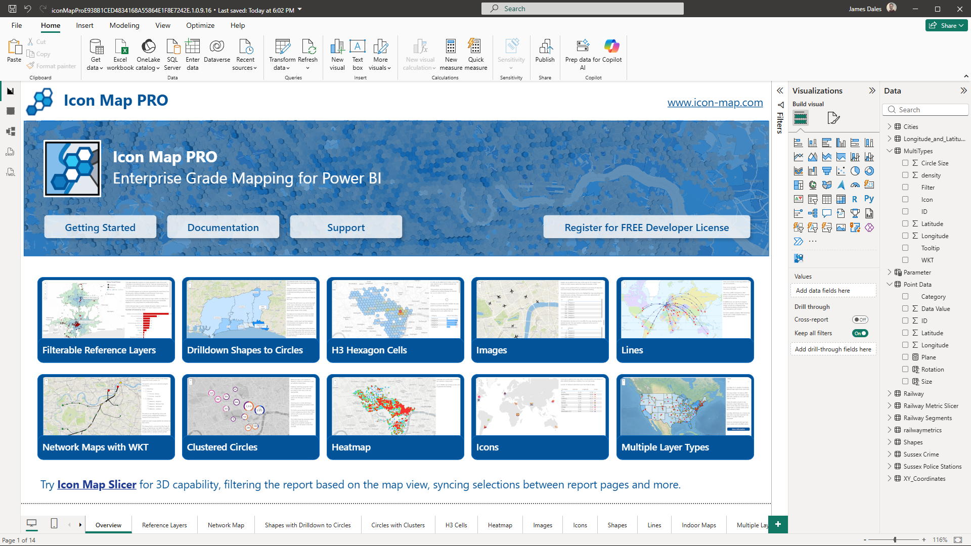 Icon Map Pro Sample File