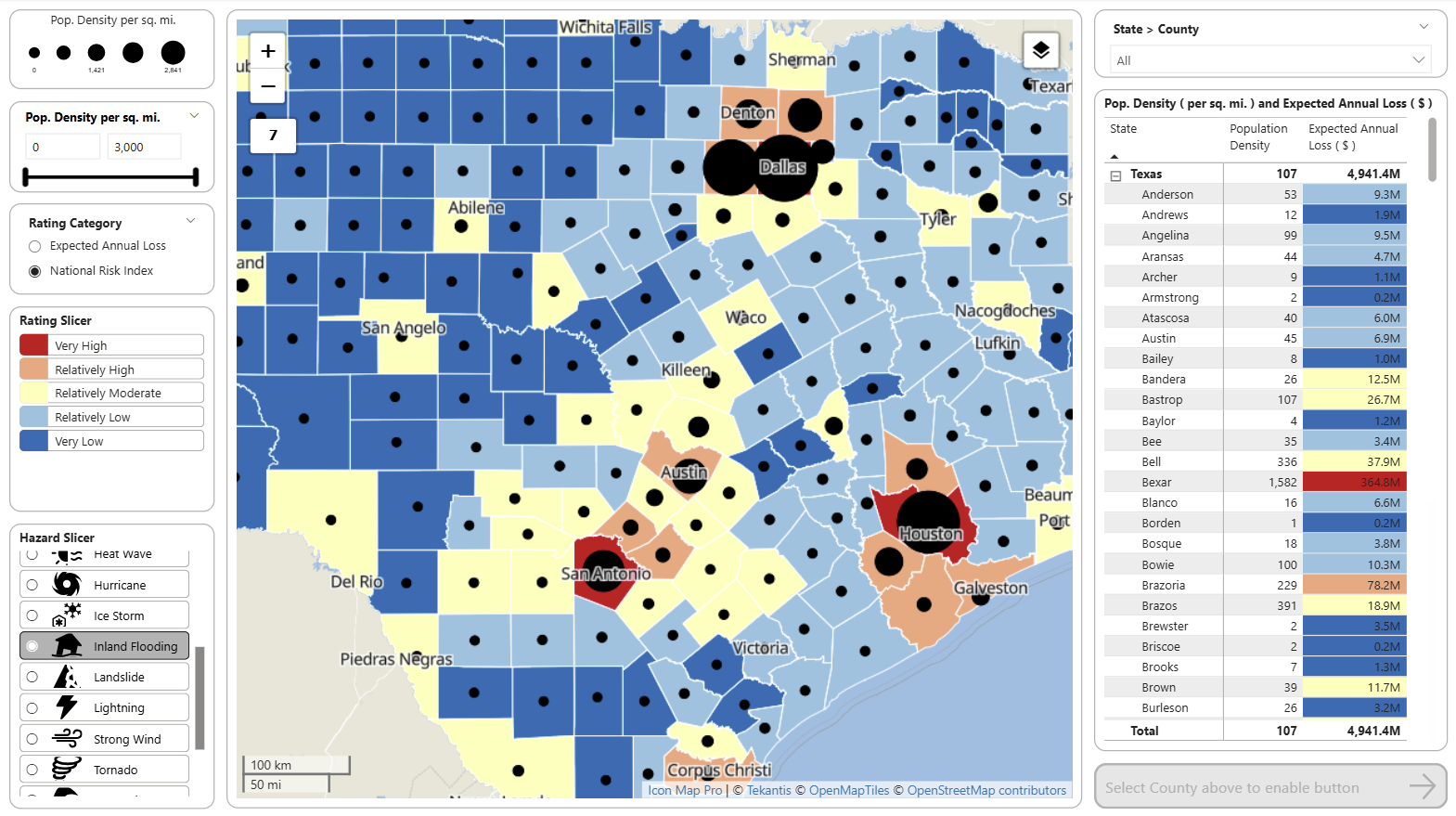 Using the Icon Map Catalog for US Insurance Location Intelligence